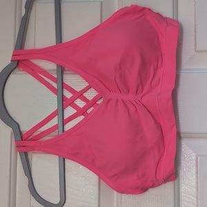 2pk cross back soft sports bra sz XL
